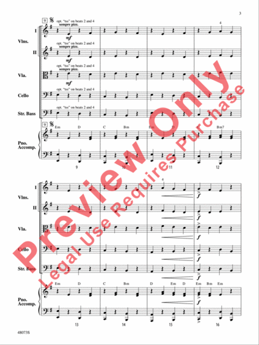 Puttin' on the Pizz Puttin' on the Pizz String Orchestra scores gallery preview page 4