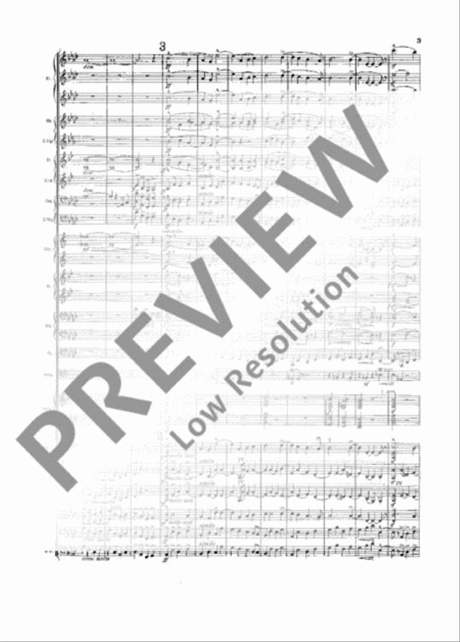 Symphony No. 1 Ab major Orchestra scores gallery preview page 12