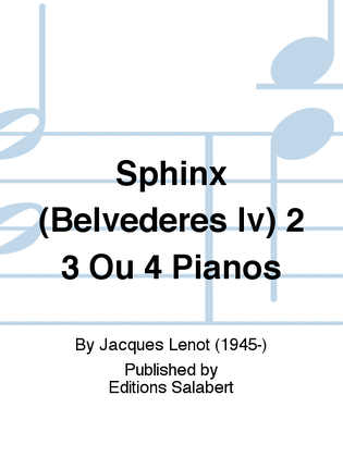 Sphinx (Belvederes Iv) 2 3 Ou 4 Pianos