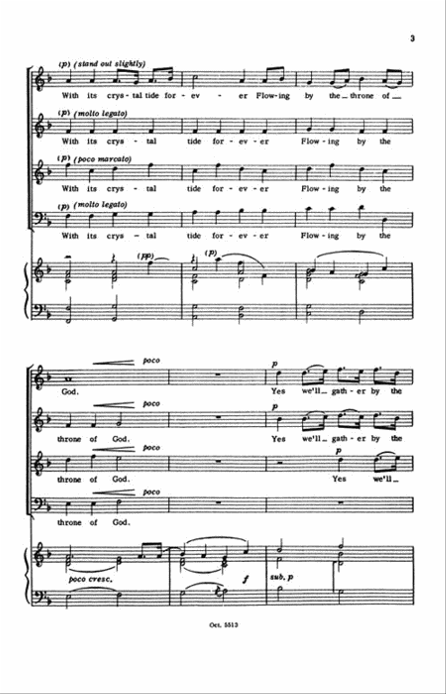At the River 4-Part scores gallery preview page 3