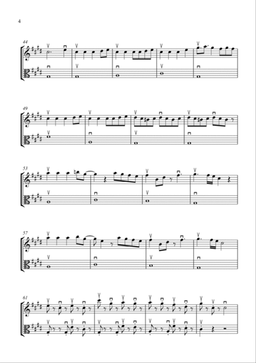 Bloody Mary String Duet scores gallery preview page 4