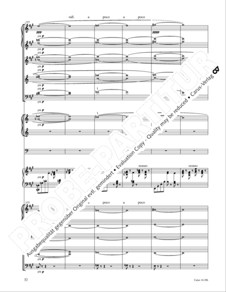 Preludio sinfonico Orchestra scores gallery preview page 33
