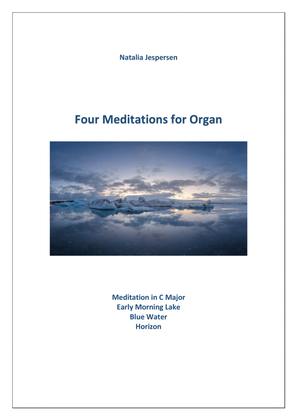 Book cover for Four Meditations for Organ