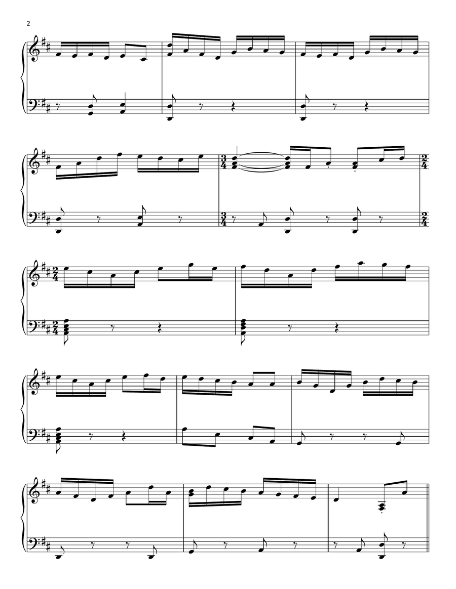 Two Hornpipes (Fisher's Hornpipe) Horn scores gallery preview page 2