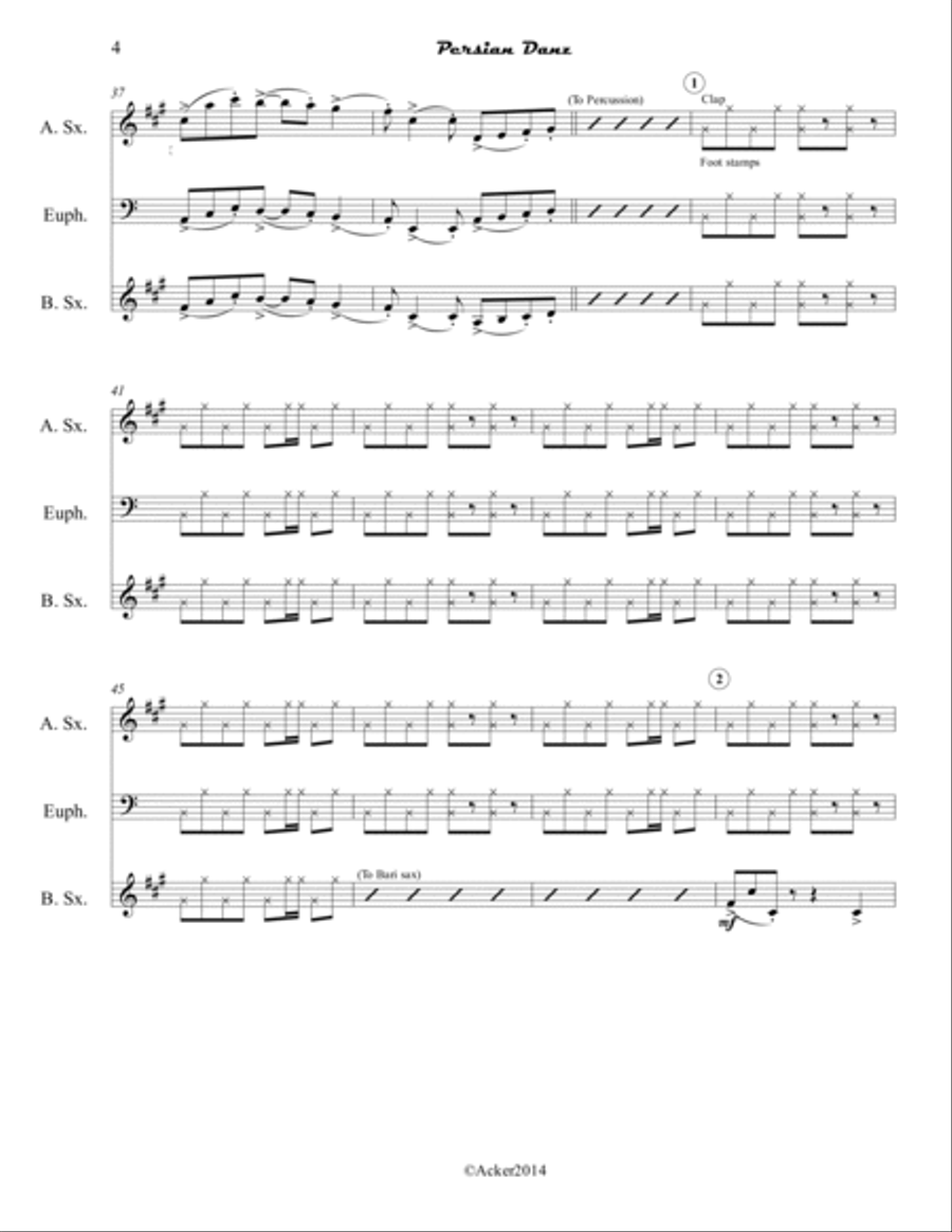 Persian Tanz School and Community scores gallery preview page 4