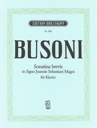 Book cover for Sonatina brevis K 280