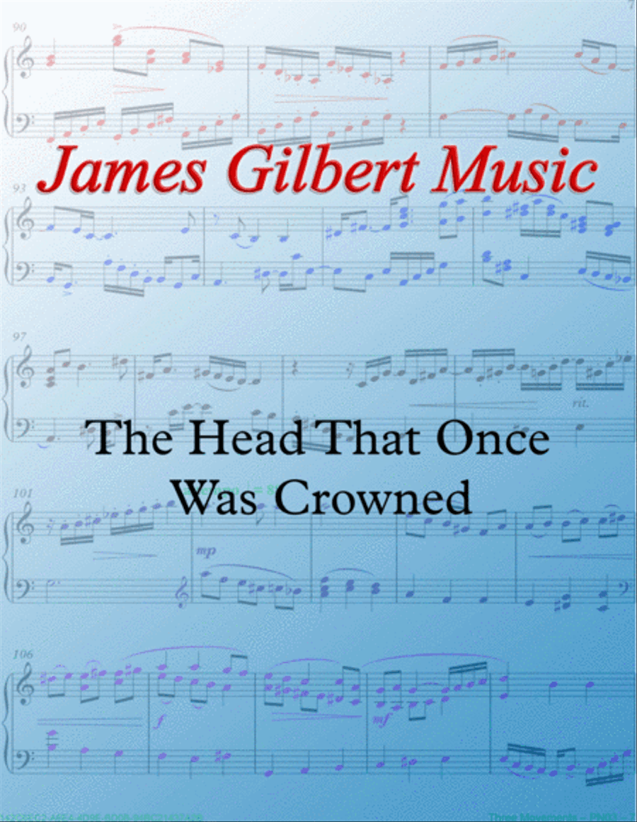 The Head That Once Was Crowned Organ Solo scores gallery preview page 1