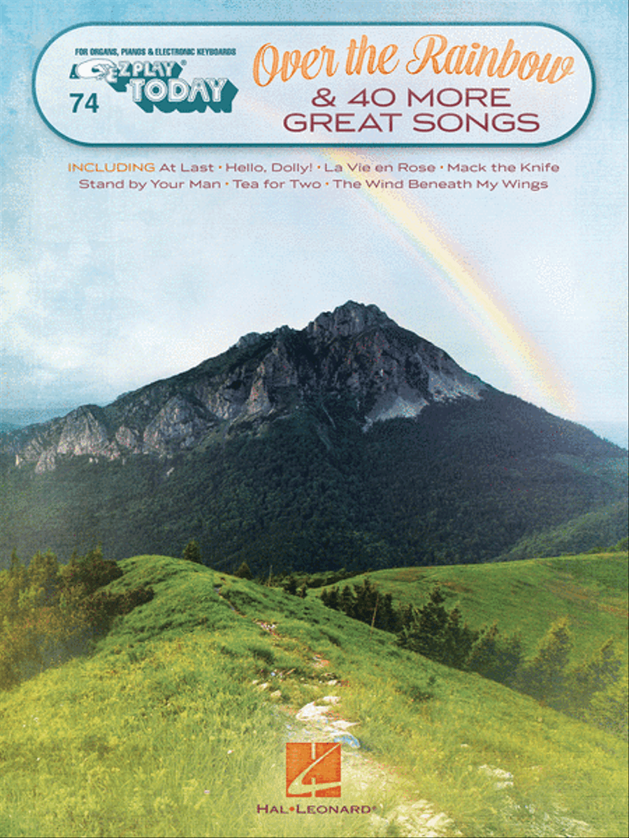 Over the Rainbow & 40 More Great Songs Electronic Keyboard scores gallery preview page 1