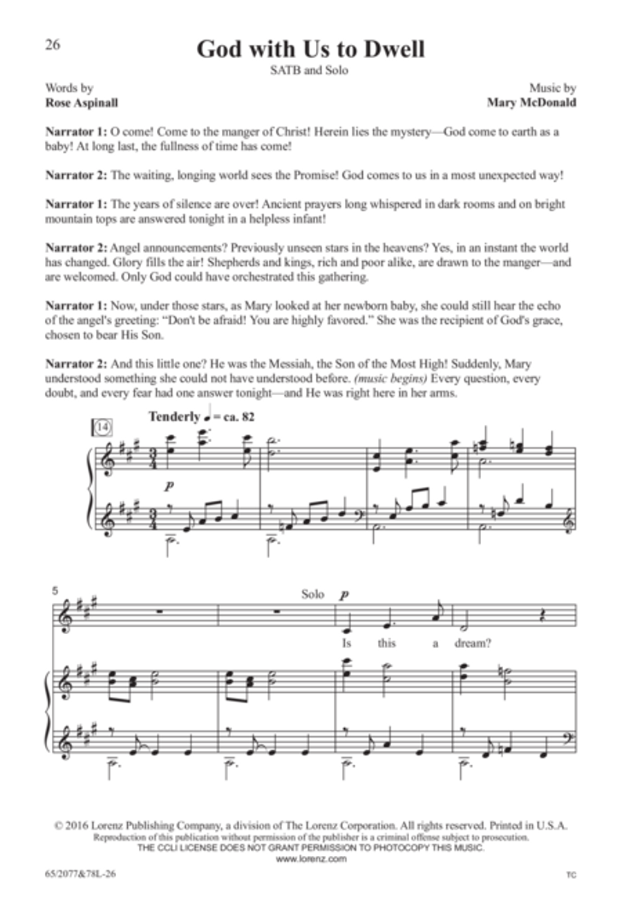 Jesus! - SATB Score with Performance CD 4-Part scores gallery preview page 11