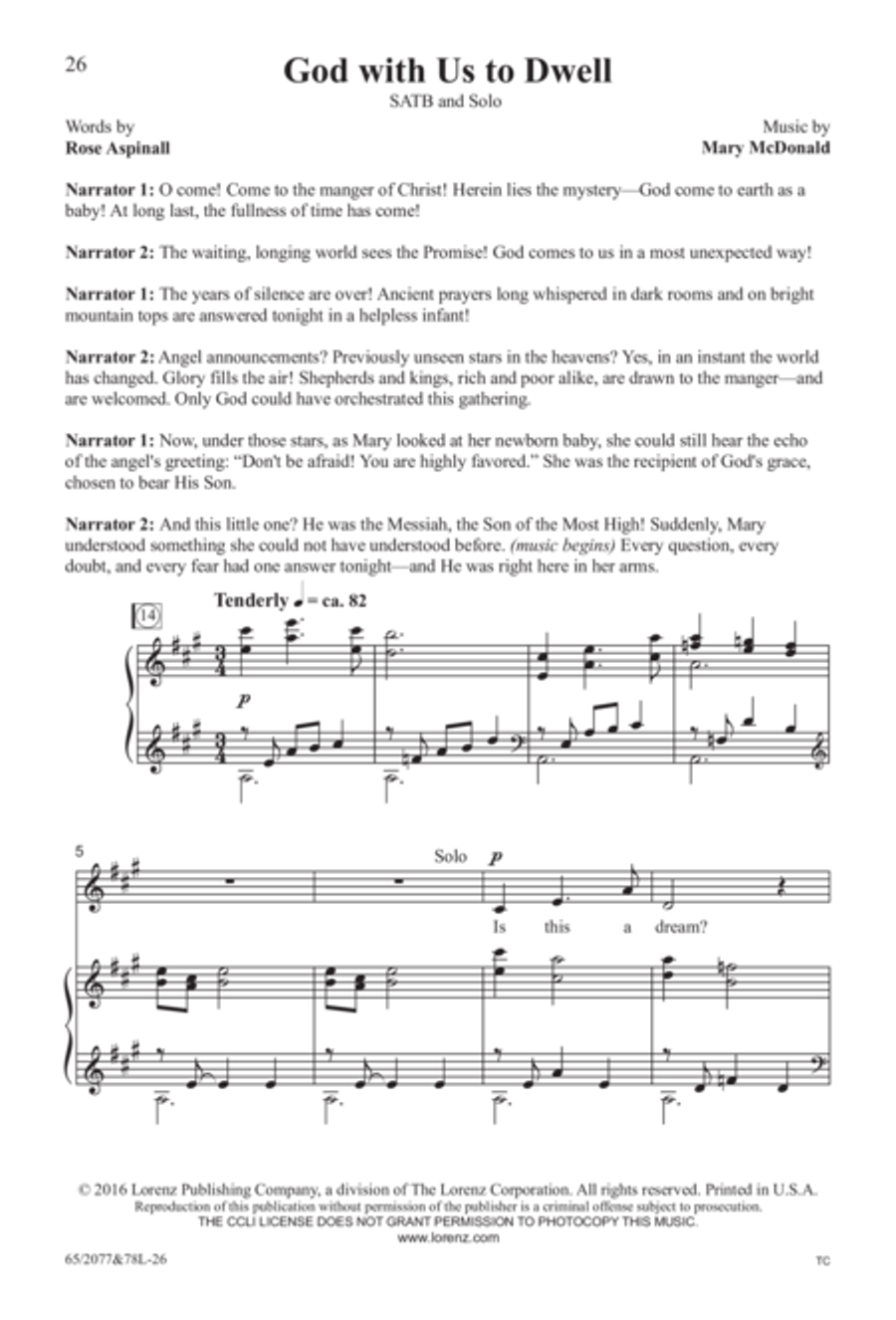 Jesus! - SATB Score with Performance CD image number null