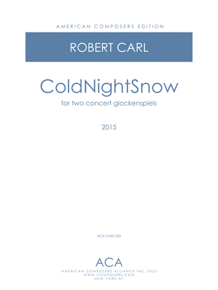Book cover for [Carl] ColdNightSnow