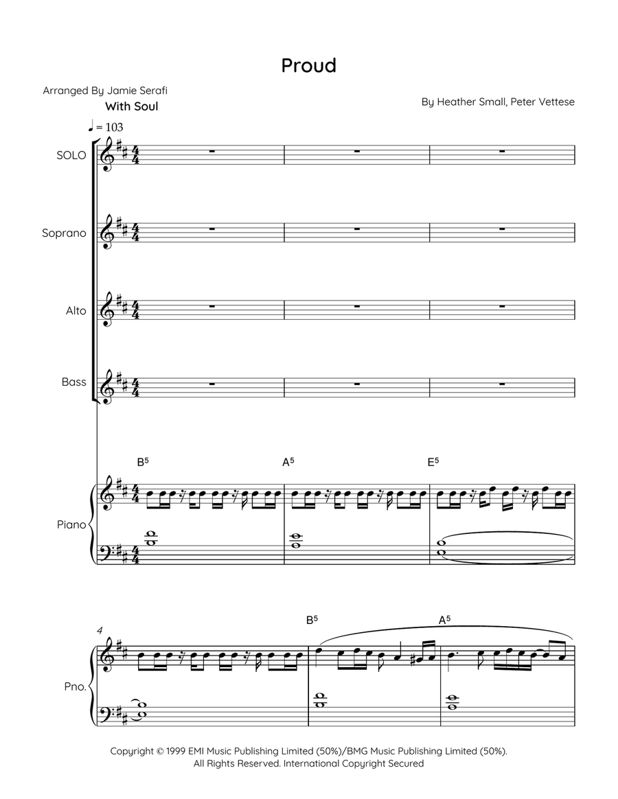 Proud 3-Part scores gallery preview page 1