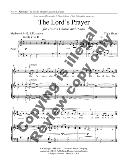 The Lord's Prayer