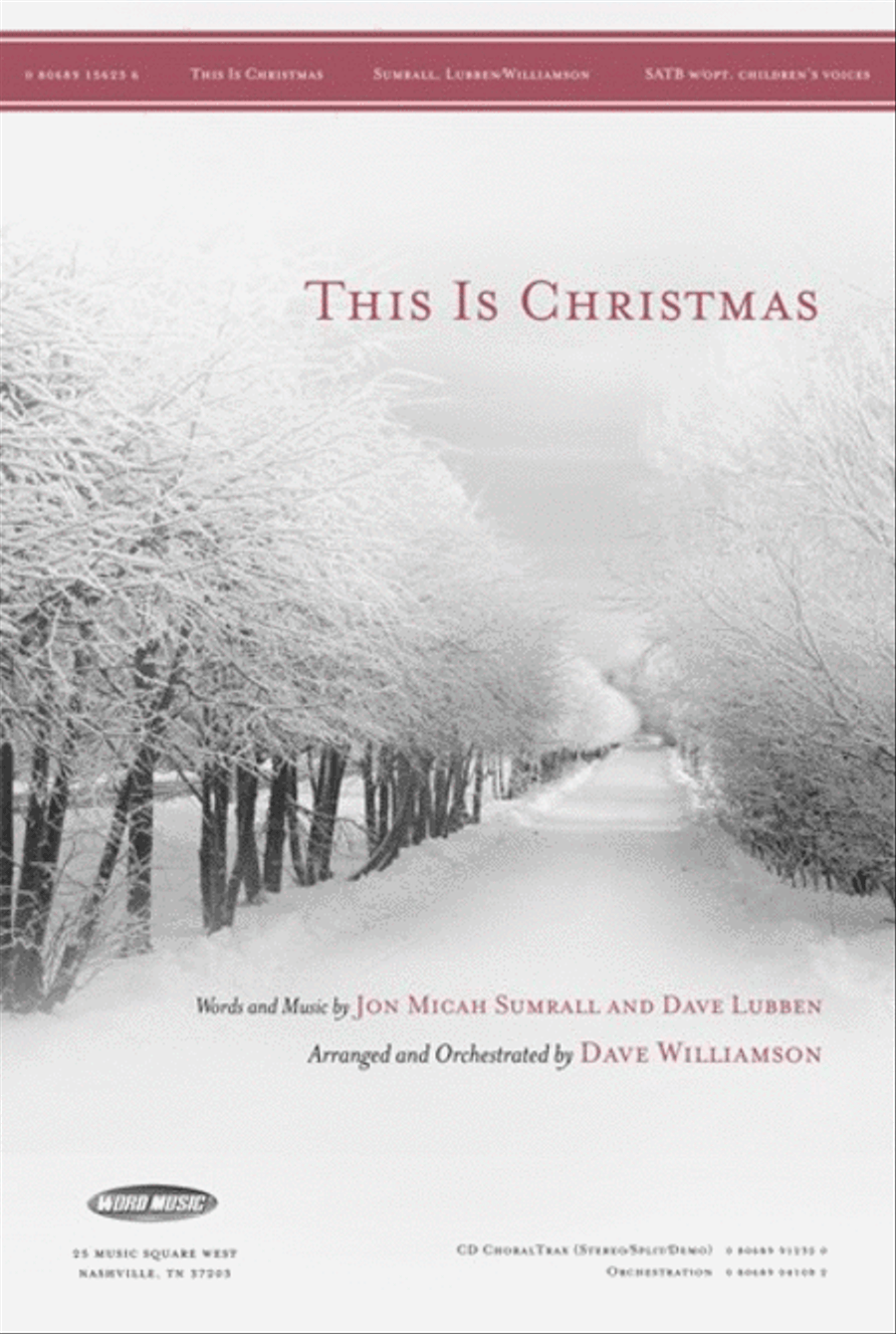 This Is Christmas - CD ChoralTrax Choir scores gallery preview page 1