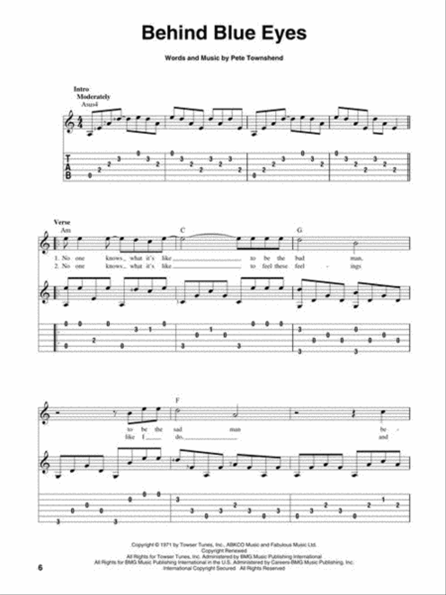 Fingerpicking Acoustic Fingerpicking Acoustic Acoustic Guitar scores gallery preview page 6