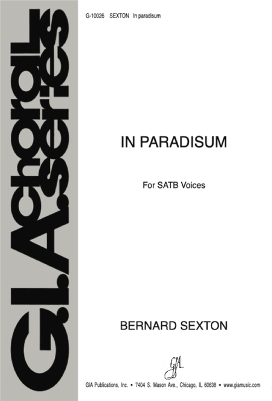 In paradisum 4-Part scores gallery preview page 1