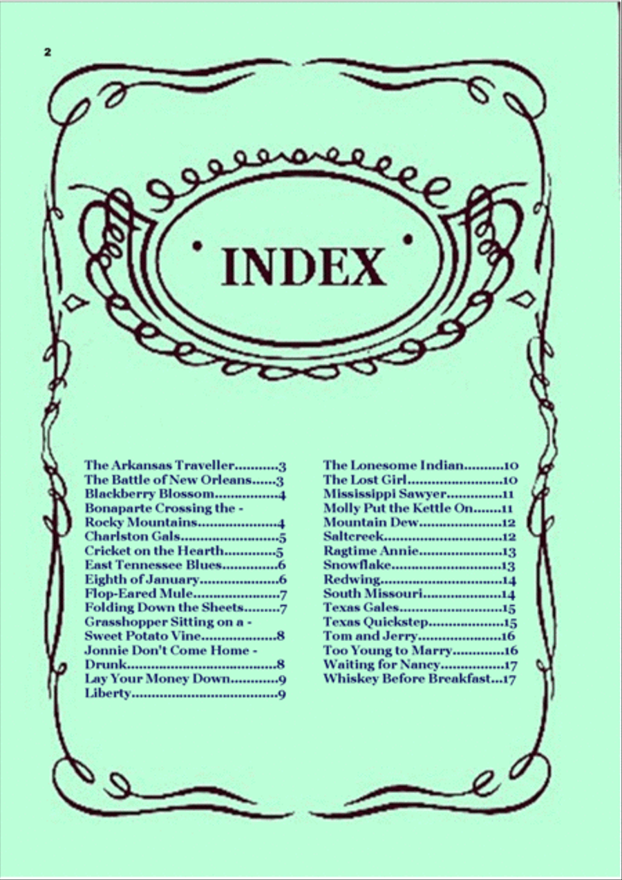 30 Bluegrass and Country Tunes for Mandolin, tab in GDAE Mandolin scores gallery preview page 2