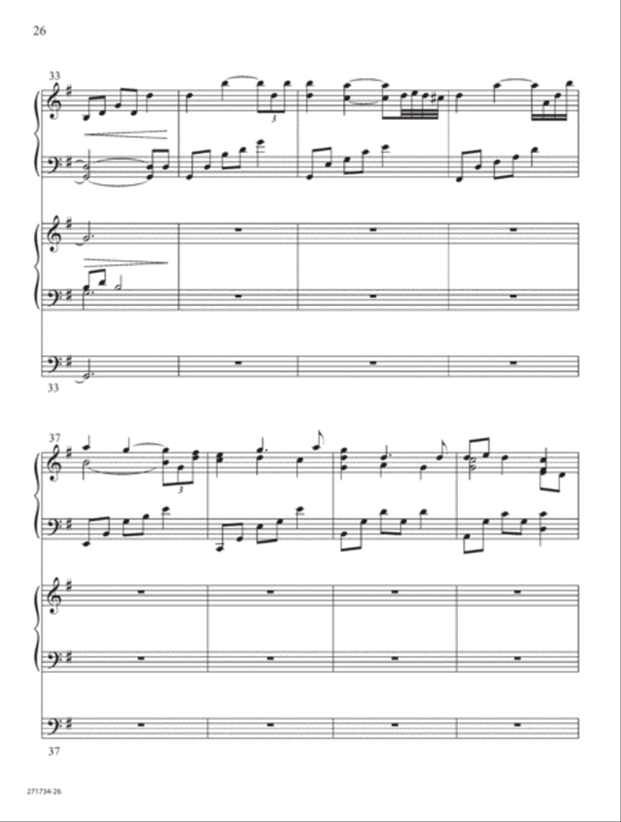 Grace So Amazing Organ scores gallery preview page 16