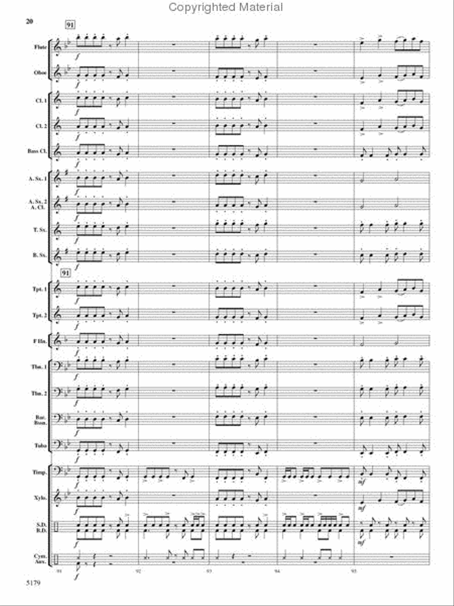 American Journey American Journey Concert Band scores gallery preview page 19