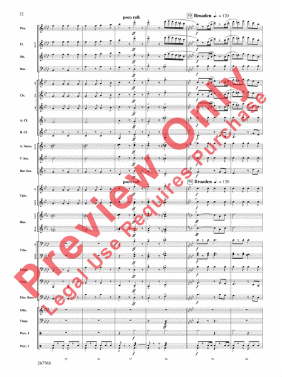 The Music of Disneyland Concert Band scores gallery preview page 13