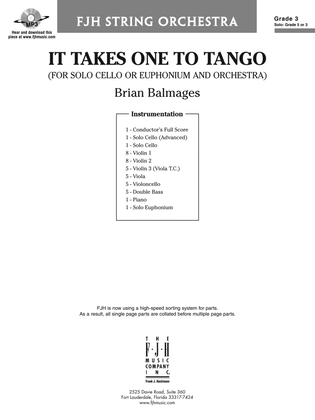 It Takes One to Tango: Score