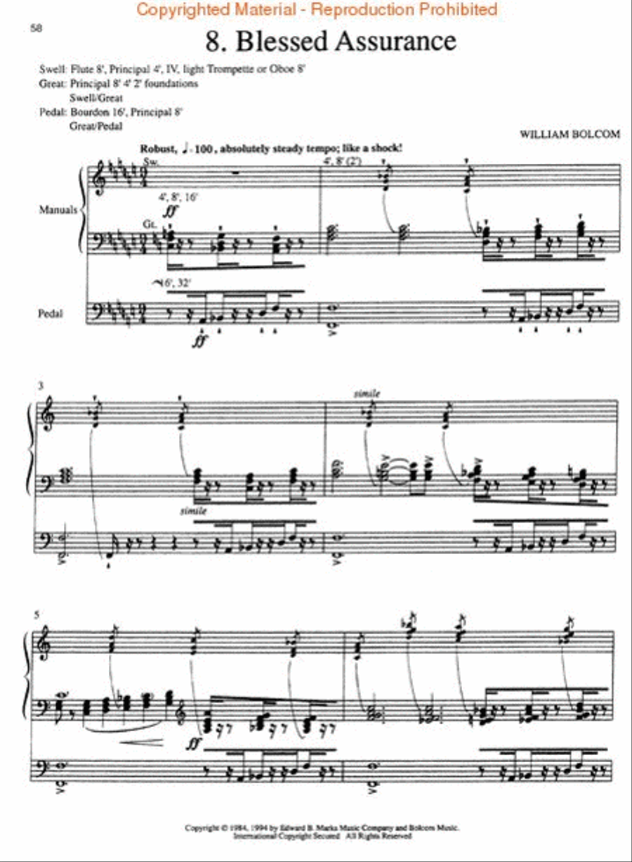Complete Gospel Preludes Organ scores gallery preview page 3