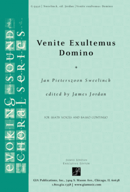 Venite Exultemus Domino-Instrumental Part (Bass)