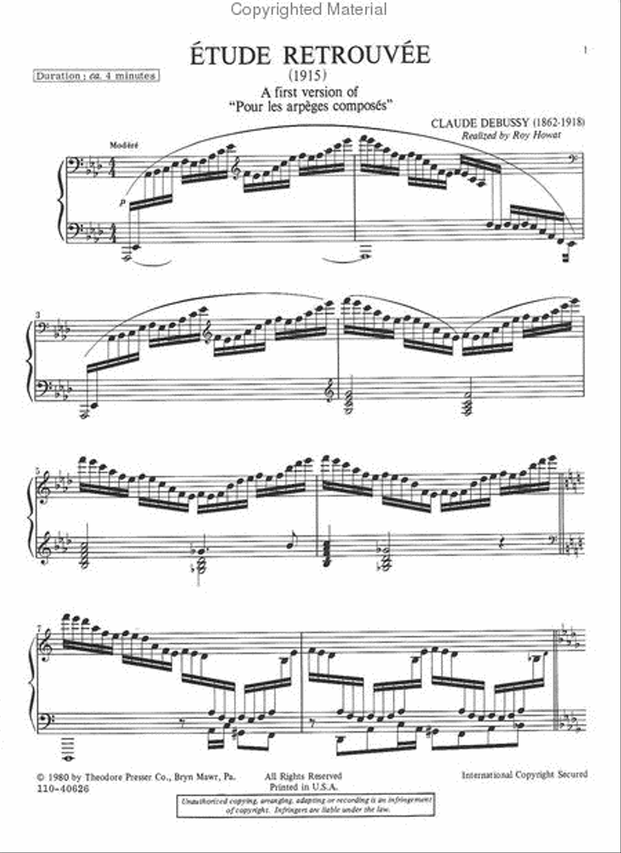 Étude Retrouvée Étude Retrouvée Chamber Music scores gallery preview page 2