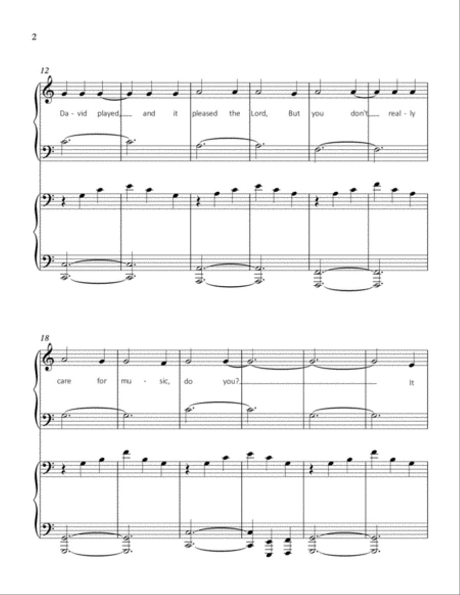 Hallelujah Easy Piano scores gallery preview page 2