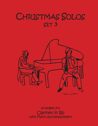 Book cover for Christmas Solos for Clarinet & Piano Set 3