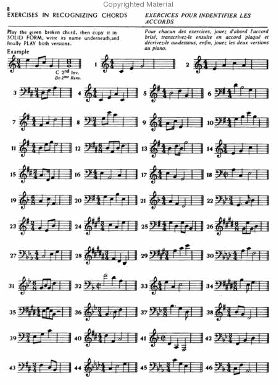 Practical Sight Reading Exercises for Piano Students, Book 6 Piano Method scores gallery preview page 2
