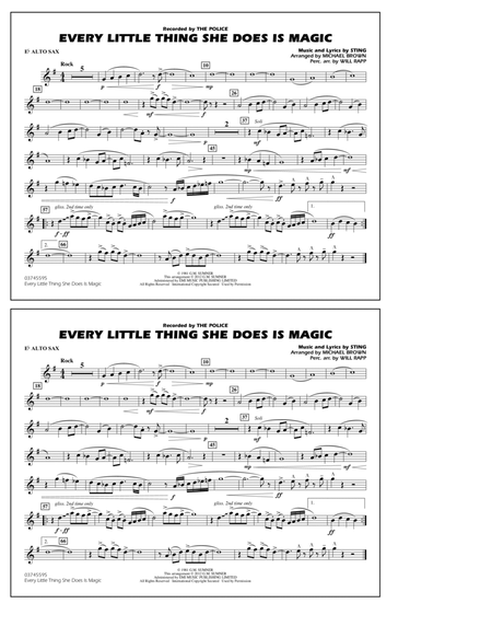 Every Little Thing She Does Is Magic - Eb Alto Sax
