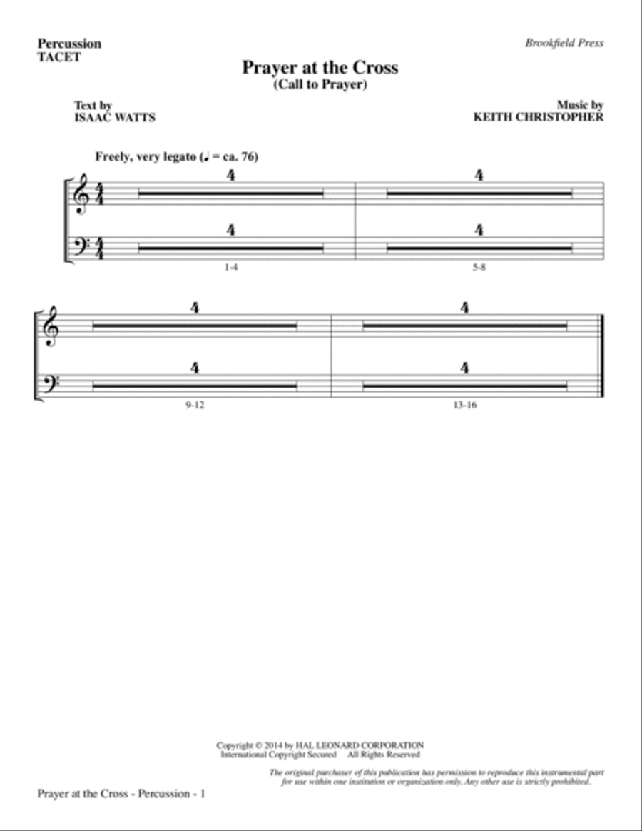 An Easter Celebration - Percussion Choir scores gallery preview page 5