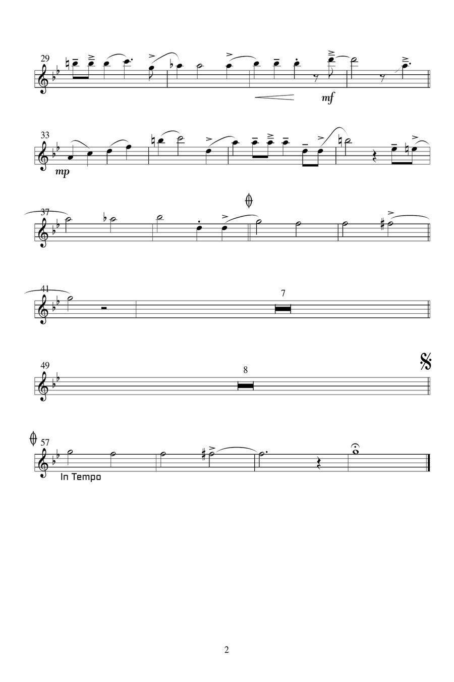 A Sleepin' Bee Jazz Ensemble scores gallery preview page 4