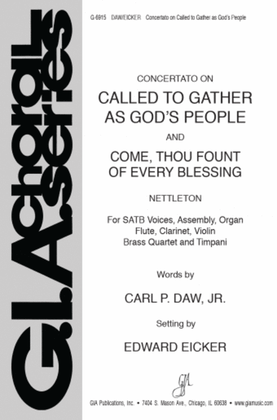 Book cover for Called to Gather as God's People / Come, Thou Fount of Every Blessing