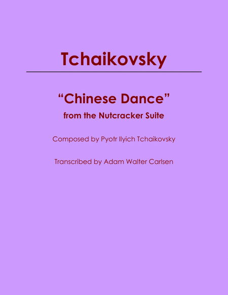 Chinese Dance from The Nutcracker Suite image number null