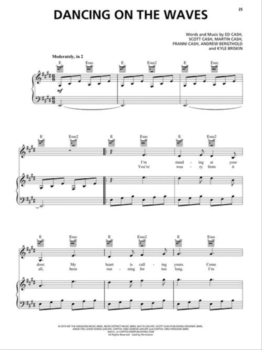 Top Christian Hits of 2021-2022 Piano, Vocal, Guitar scores gallery preview page 7