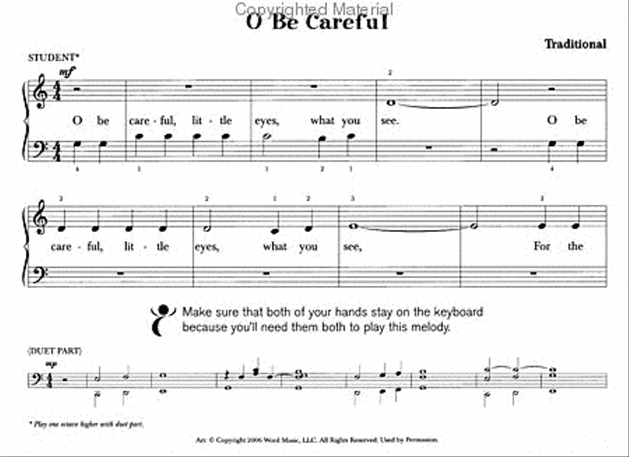 Music in Me - Hymns & Holidays Level 1 Piano Method scores gallery preview page 4