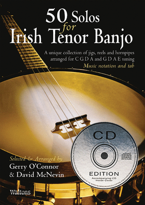 Book cover for 50 Solos for Irish Tenor Banjo