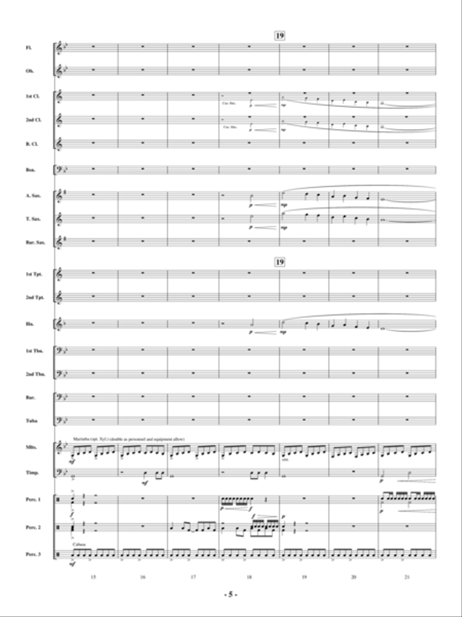 Repercussions Concert Band scores gallery preview page 4