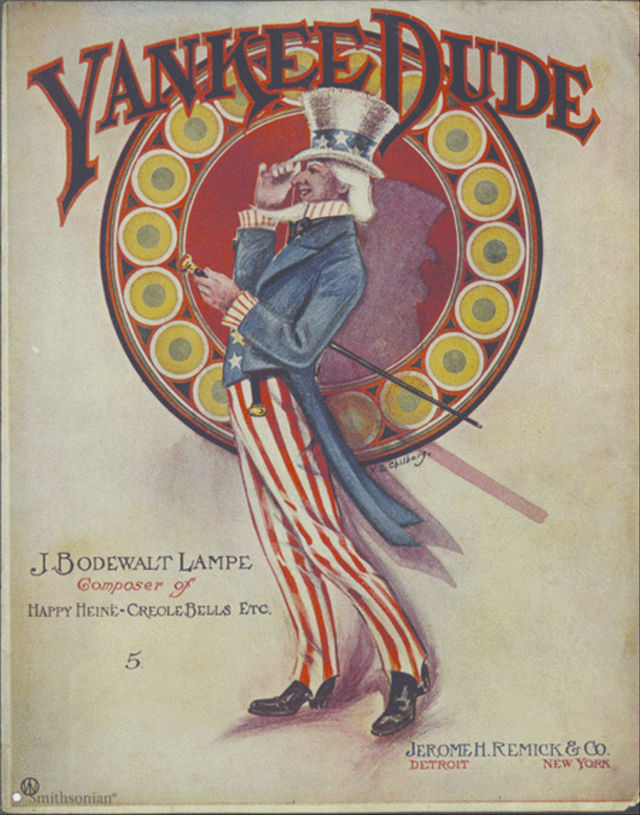 Yankee Dude Characteristic March Two-Step Piano Solo scores gallery preview page 1