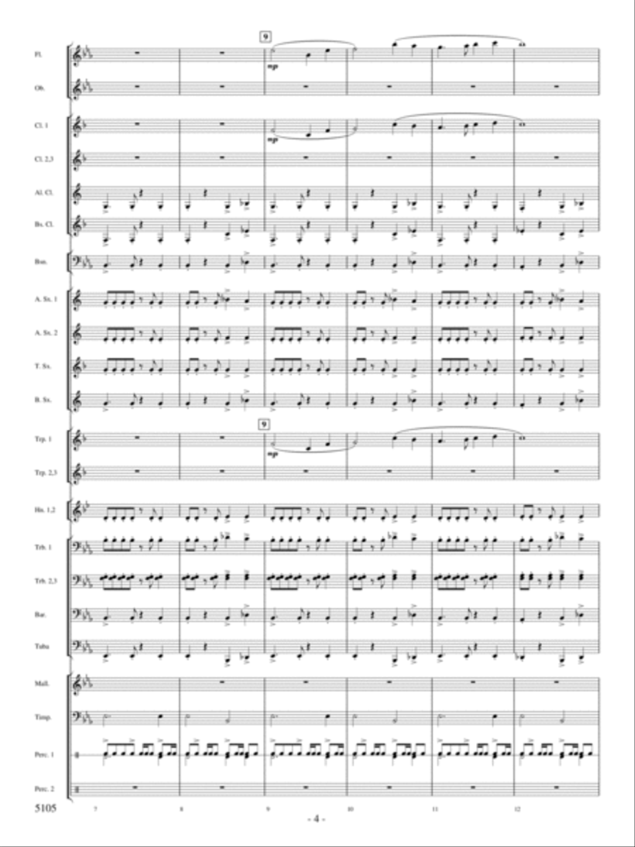 Infinite Horizons Concert Band scores gallery preview page 3