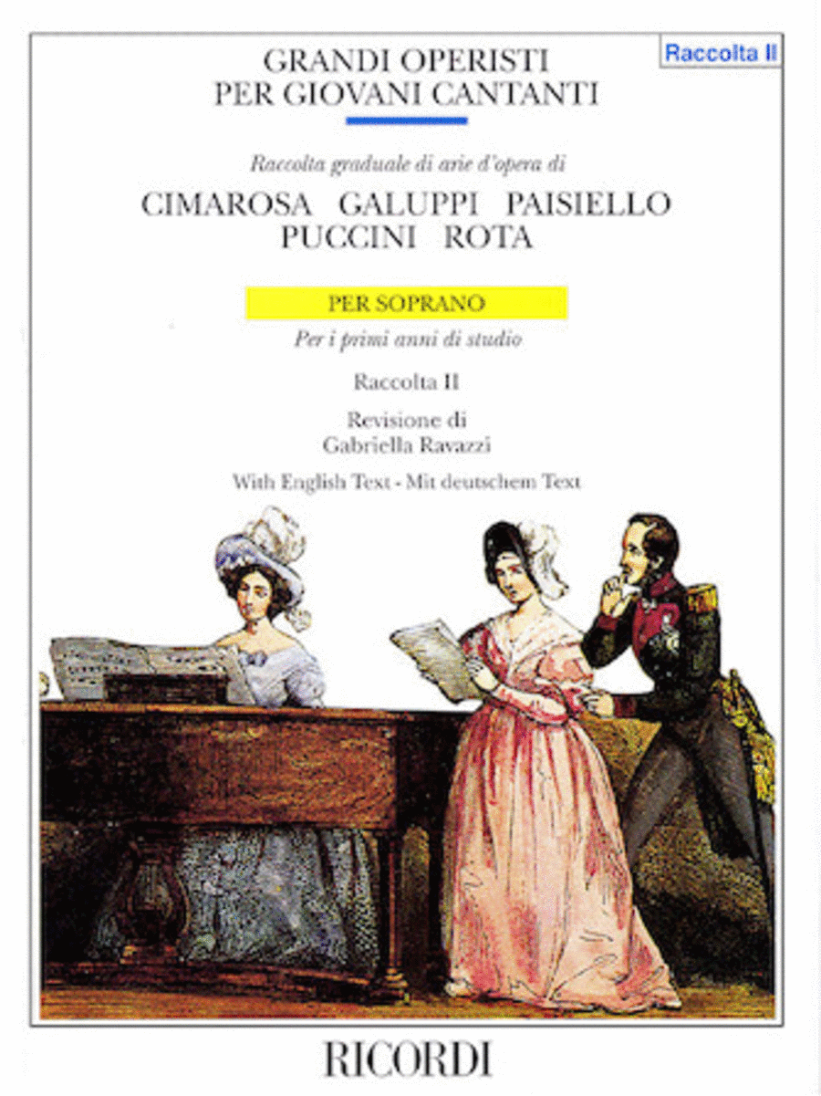 Great Opera Composers for Young Singers – Volume 2 Voice scores gallery preview page 1