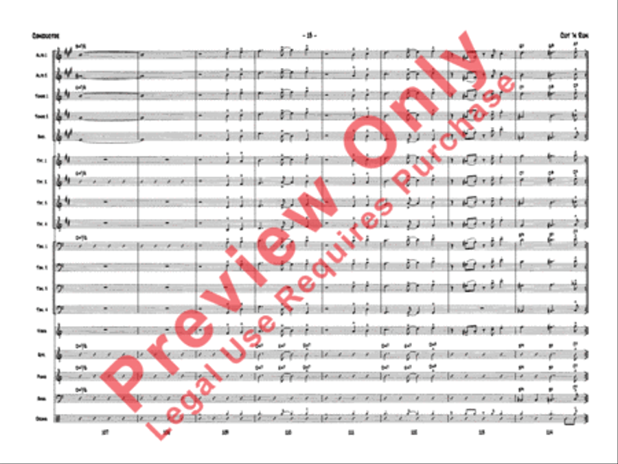 Cut 'n Run Jazz Ensemble scores gallery preview page 16