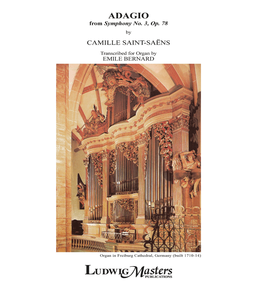 Adagio for Organ Adagio for Organ Organ Solo scores gallery preview page 1