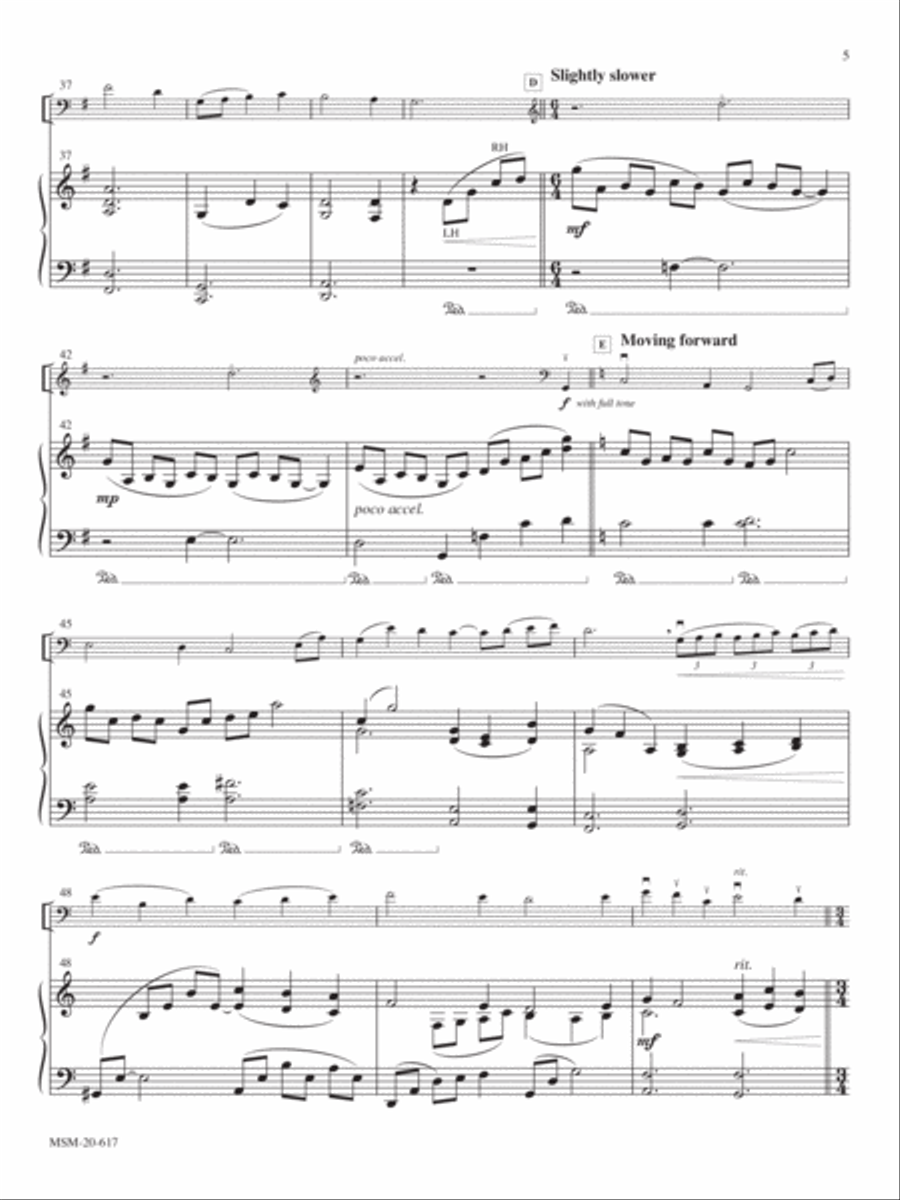 Two Pieces for Cello and Piano Piano Accompaniment scores gallery preview page 3