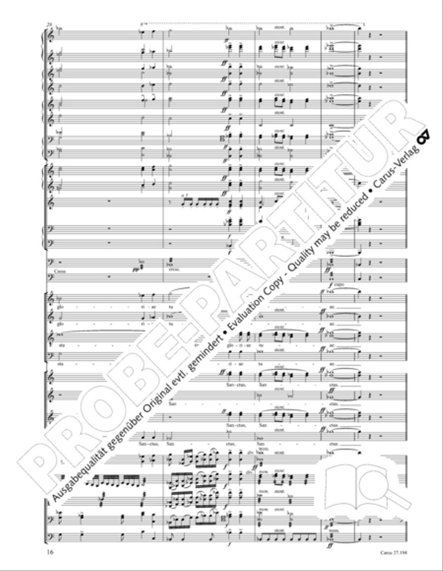 Te Deum 4-Part scores gallery preview page 17