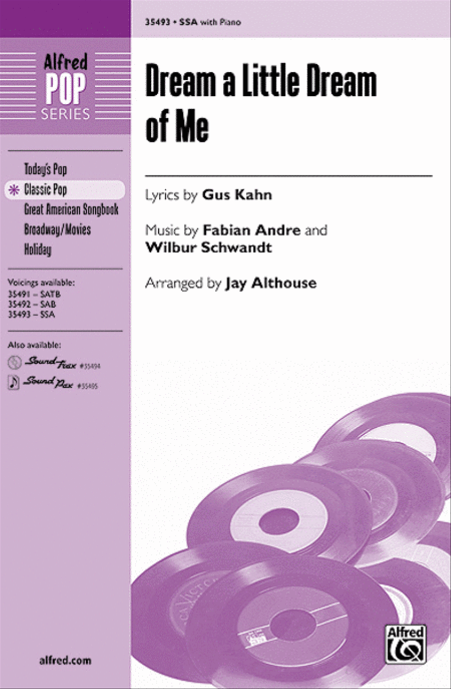 Dream a Little Dream of Me Women's Choir scores gallery preview page 1
