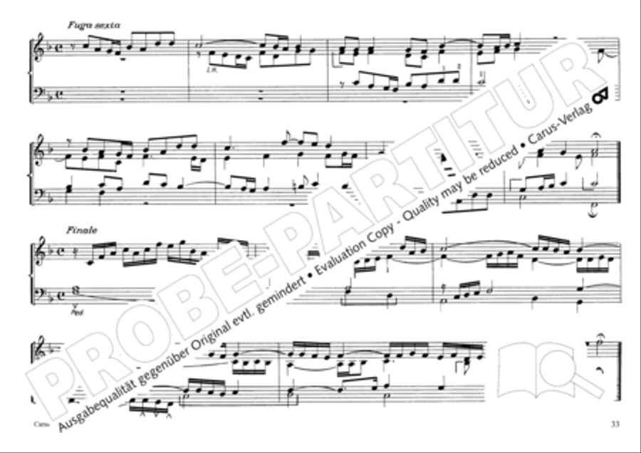 Musikalischer Blumenstrauss Organ Solo scores gallery preview page 36