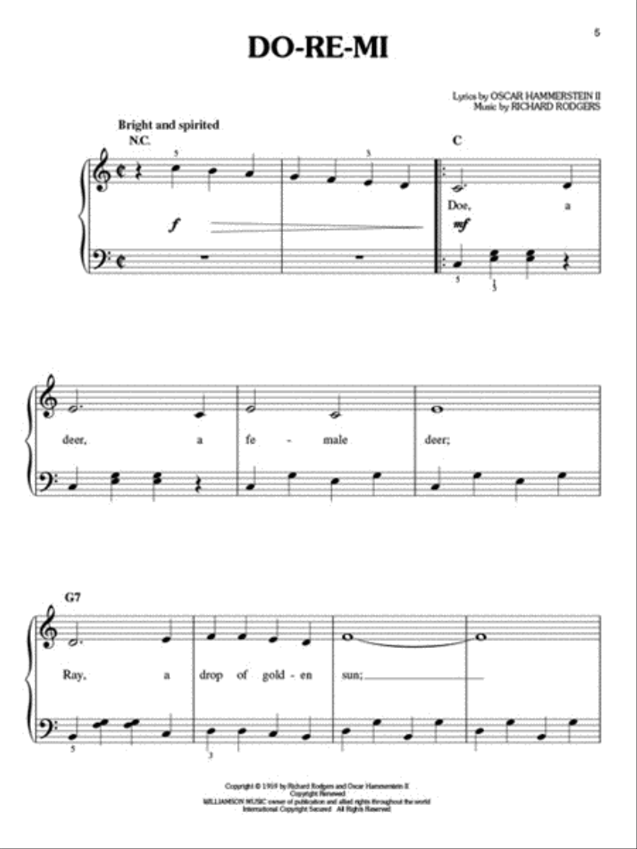 The Sound of Music The Sound of Music Easy Piano scores gallery preview page 4
